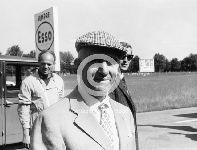 Giuseppe Farina at Monza, Italy, 1962. Artist: Unknown