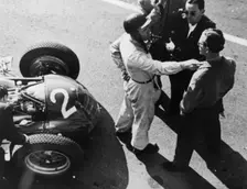 Giuseppe Farina and Alfa Romeo 159, French Grand Prix, Rheims, 1951