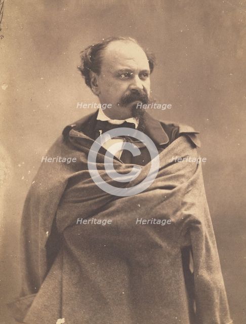 Giuseppe Palizzi, paysagiste, 1855-1859. Creator: Nadar.