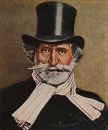 Giuseppe Verdi 1813-1901. - Gemälde von Michel 1934. Creator: Unknown