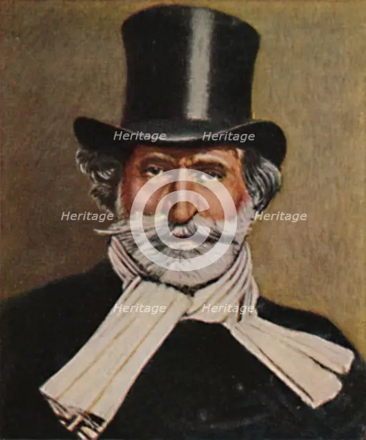 'Giuseppe Verdi 1813-1901. - Gemälde von Michel', 1934. Creator: Unknown.