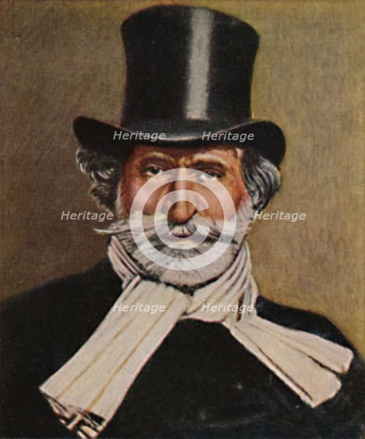 'Giuseppe Verdi 1813-1901. - Gemälde von Michel', 1934. Creator: Unknown.