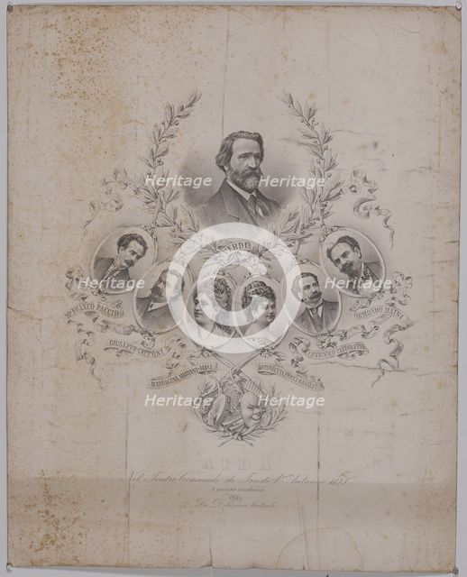 Giuseppe Verdi and Teatro di Trieste, 1873.