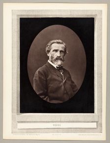 Giuseppe Verdi (Italian composer, 1813-1901), c. 1872. Creator: Ferdinand J. Mulnier