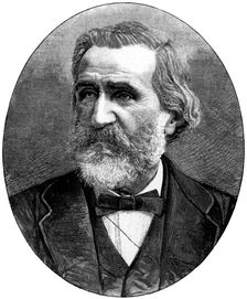 Giuseppe Verdi, Italian operatic composer, 1887