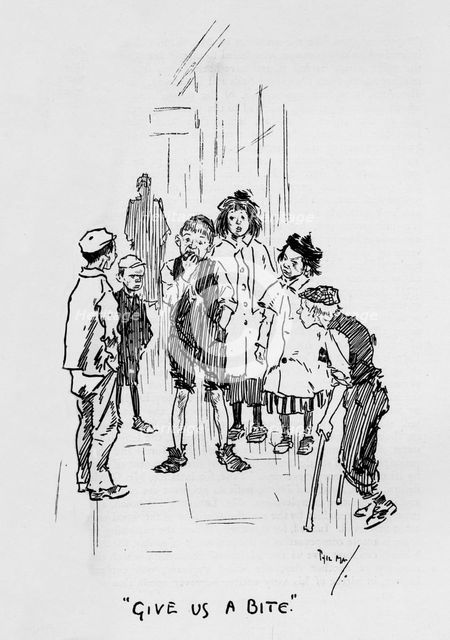 'Give Us a Bite', c1900. Artist: Philip William May.