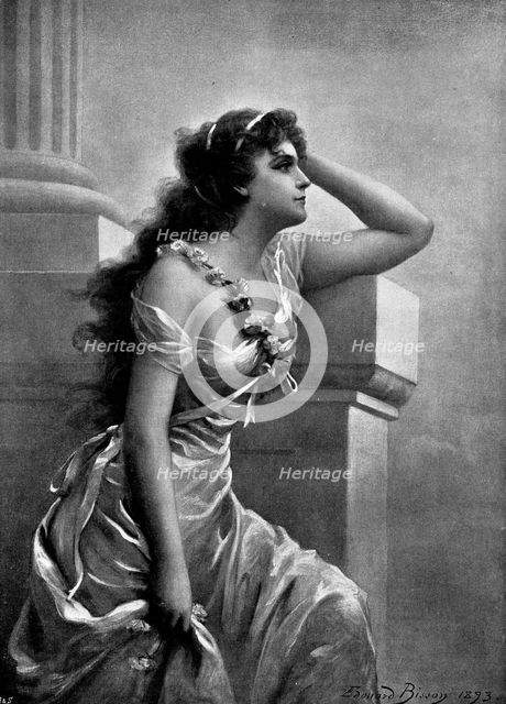 Give me a look, give me a face - That makes simplicity a grace..., 1895. Creator: Berlin Photographic Co.