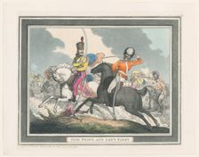 Give Points and Left Parry, September 1, 1798., September 1, 1798. Creator: Thomas Rowlandson