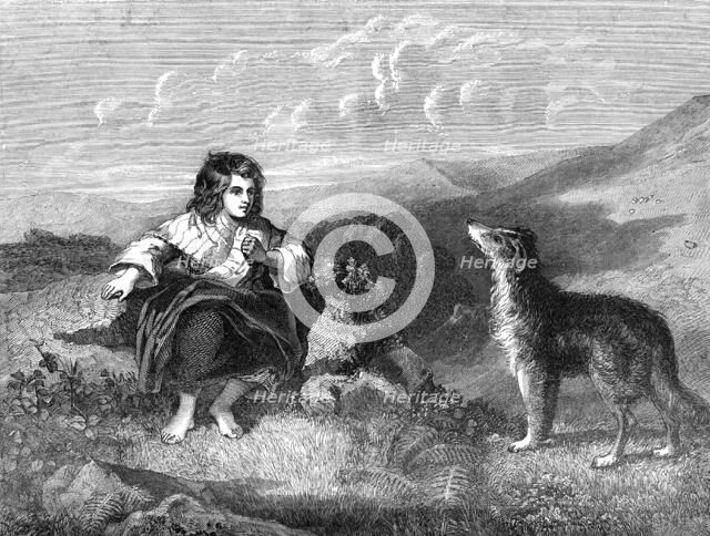 "Giving an Order" - painted by J.H. Mole, 1854. Creator: Unknown.