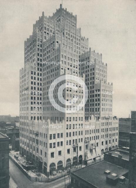 'Giving Significance to the Skyscraper: Grouped Towers at St. Louis', c1935. Artist: Unknown.