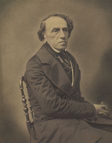 Giacomo Meyerbeer, 1853-1854. Creators: Nadar, Adrien Alban Tournachon