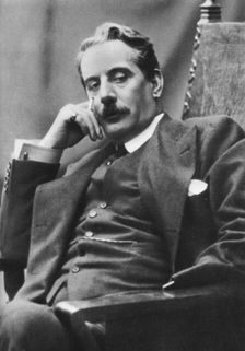Giacomo Puccini (1858-1924), Italian composer, 1910
