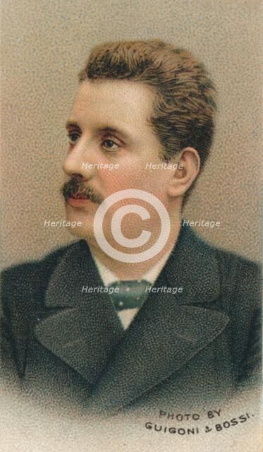 Giacomo Puccini (1858-1924) Italian composer, 1911. Artist: Unknown