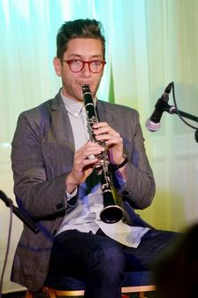 Giacomo Smith, Watermill Jazz Club, Dorking, Surrey, 26th July 2016. Artist: Brian O'Connor