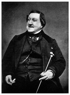 Giaochino Rossini, Italian composer, 19th century (1956)