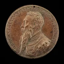 Giambattista Castaldi, died 1562, Count Piadena, General of Charles V [obverse], mid 16th century. Creator: Annibale Fontana