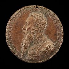 Giambattista Castaldi, died 1562, Count Piadena, General of Charles V [obverse], mid 16th century. Creator: Annibale Fontana