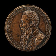 Giambattista Castaldi, died 1562, Count Piadena, General of Charles V [obverse], c. 1562. Creator: Annibale Fontana