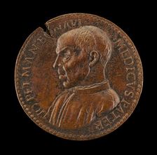 Giampietro Mantova Benavides, died 1520, Paduan Physician [obverse], 1520 or after. Creator: Giovanni da Cavino