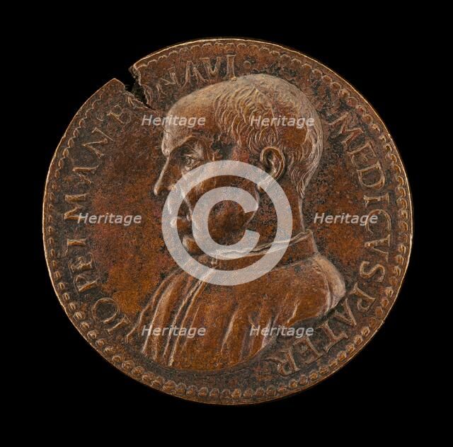 Giampietro Mantova Benavides, died 1520, Paduan Physician [obverse], 1520 or after. Creator: Giovanni da Cavino.