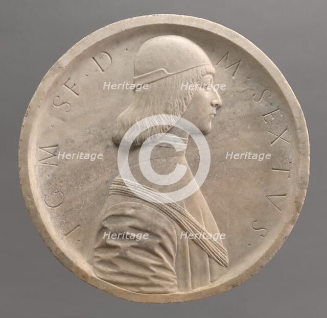 Gian Galeazzo Maria Sforza, Duke of Milan, early 1490s. Creator: Workshop of Benedetto Briosco.