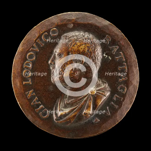 Gian Lodovico Battaglia [obverse], c. 1550. Creator: Danese Cattaneo.
