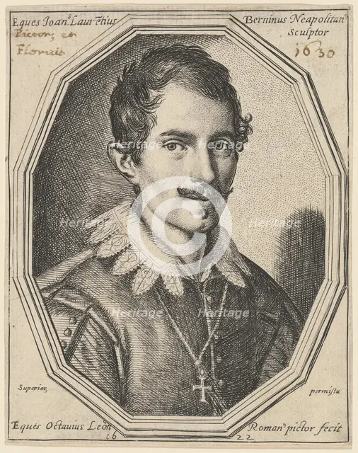 Gian Lorenzo Bernini, 1622. Creator: Ottavio Mario Leoni.