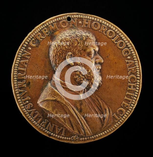 Giannello della Torre of Cremona, 1500-1585, Engineer in the Service of Charles V (obverse). Creator: Leone Leoni.