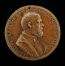 Giannello della Torre of Cremona, 1500-1585, Engineer in the Service of Charles V (obverse). Creator: Leone Leoni