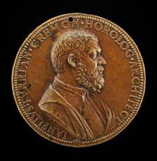 Giannello della Torre of Cremona, 1500-1585, Engineer in the Service of Charles V (obverse). Creator: Leone Leoni