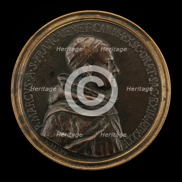 Giancarlo Rossetti, 1712-1793, Carmelite Preacher Padre Marco di San Francesco [obverse], 1748. Creator: Antonio Francesco Selvi.