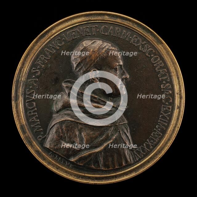 Giancarlo Rossetti, 1712-1793, Carmelite Preacher Padre Marco di San Francesco [obverse], 1748. Creator: Antonio Francesco Selvi.