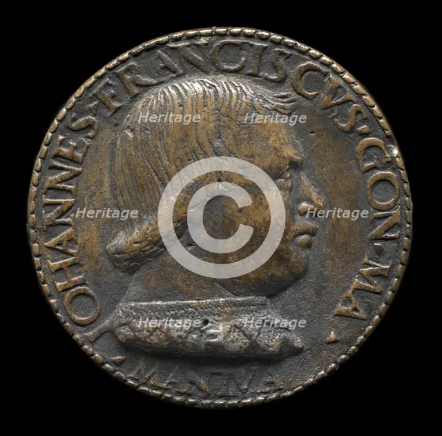 Gianfrancesco Gonzaga di Rodigo, 1445-1496, Lord of Bozzolo, Sabbioneta...[obverse]. Creator: Unknown.