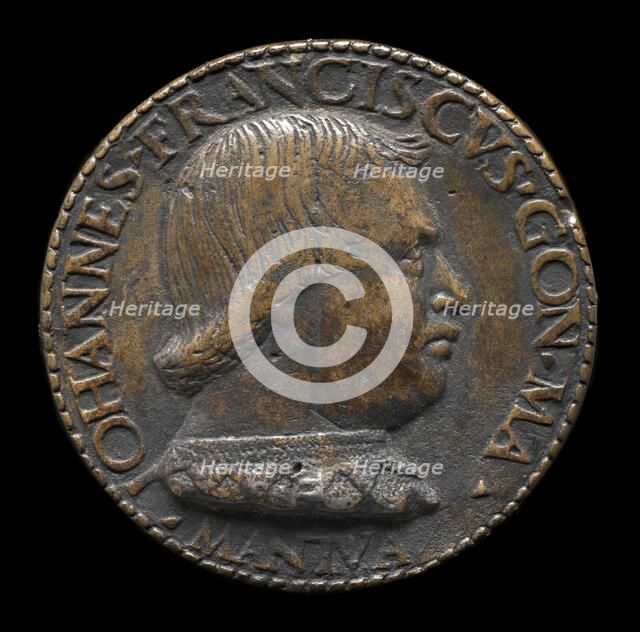 Gianfrancesco Gonzaga di Rodigo, 1445-1496, Lord of Bozzolo, Sabbioneta...[obverse]. Creator: Unknown.