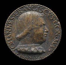 Gianfrancesco Gonzaga di Rodigo, 1445-1496, Lord of Bozzolo, Sabbioneta...[obverse]. Creator: Unknown