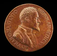 Gianfrancesco Martinioni, Milanese Physician [obverse], mid 16th century. Creator: Unknown
