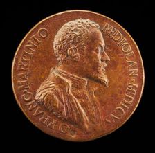 Gianfrancesco Martinioni, Milanese Physician [obverse], mid 16th century. Creator: Unknown