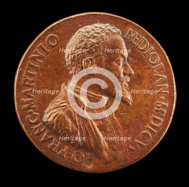 Gianfrancesco Martinioni, Milanese Physician [obverse], mid 16th century. Creator: Unknown.