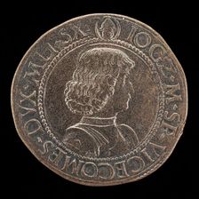 Giangaleazzo Maria Sforza, 1469-1494, 6th Duke of Milan 1476 [obverse], 16th century. Creator: Unknown
