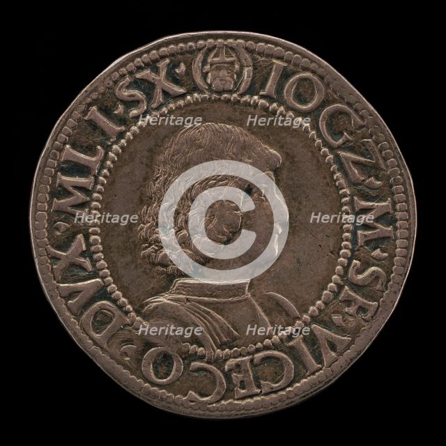 Giangaleazzo Maria Sforza, 1469-1494, 6th Duke of Milan 1476 (obverse), 1481/1494. Creator: Unknown.