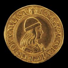 Giangaleazzo Maria Sforza, 1469-1494, 6th Duke of Milan 1476 [obverse], 1500-1599. Creator: Unknown