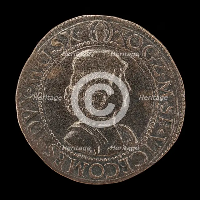 Giangaleazzo Maria Sforza, 1469-1494, 6th Duke of Milan 1476 [obverse], 16th century. Creator: Unknown.