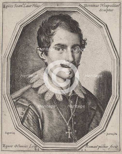 Gianlorenzo Bernini, 1625. Creator: Ottavio Mario Leoni.