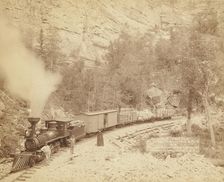 Giant Bluff Elk Canyon on Black Hills and Ft P RR, 1890. Creator: John C. H. Grabill
