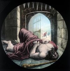 Giant Despair is killed, c1910. Creator: Unknown