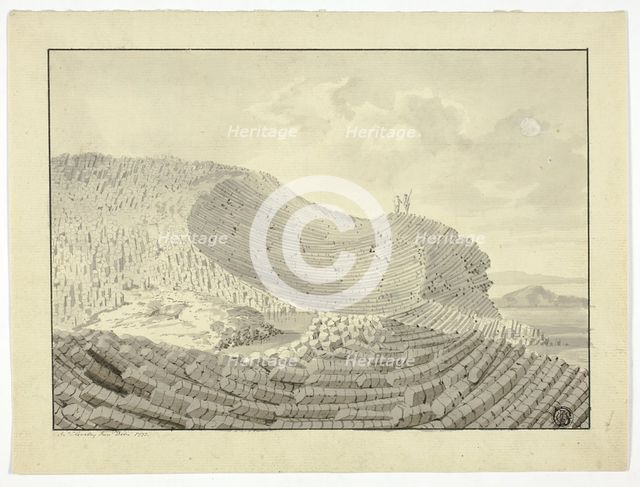 Giant's Causeway, 1772. Creator: John Cleveley the Younger.