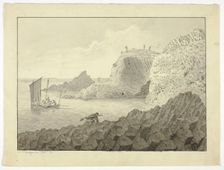 Giant's Causeway, 1772. Creator: John Cleveley the Younger