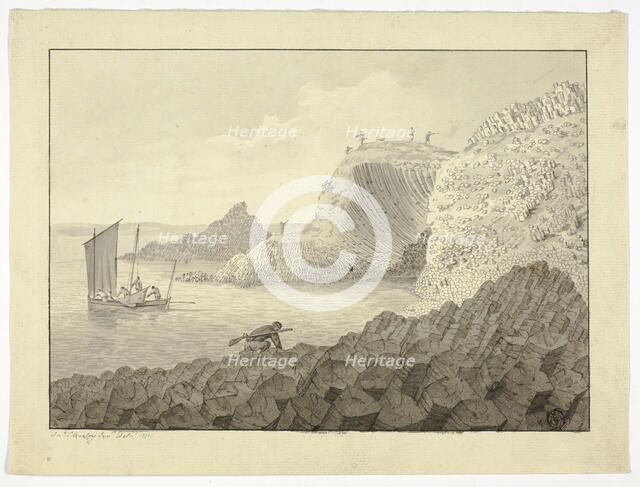 Giant's Causeway, 1772. Creator: John Cleveley the Younger.