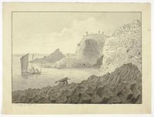 Giant's Causeway, 1772. Creator: John Cleveley the Younger