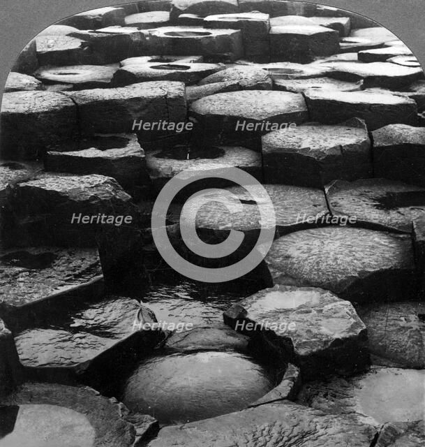 Giant's Causeway, Antrim, Northern Ireland.Artist: Keystone View Company